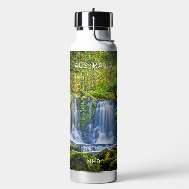 Horseshoe Falls Australia Custom Monogram Trinkflasche (Links)