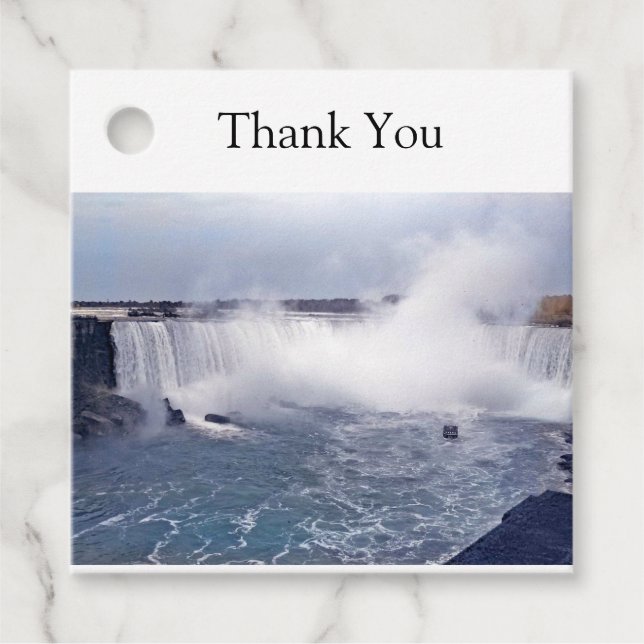 Horseshoe Falls Geschenkanhänger (Vorderseite)