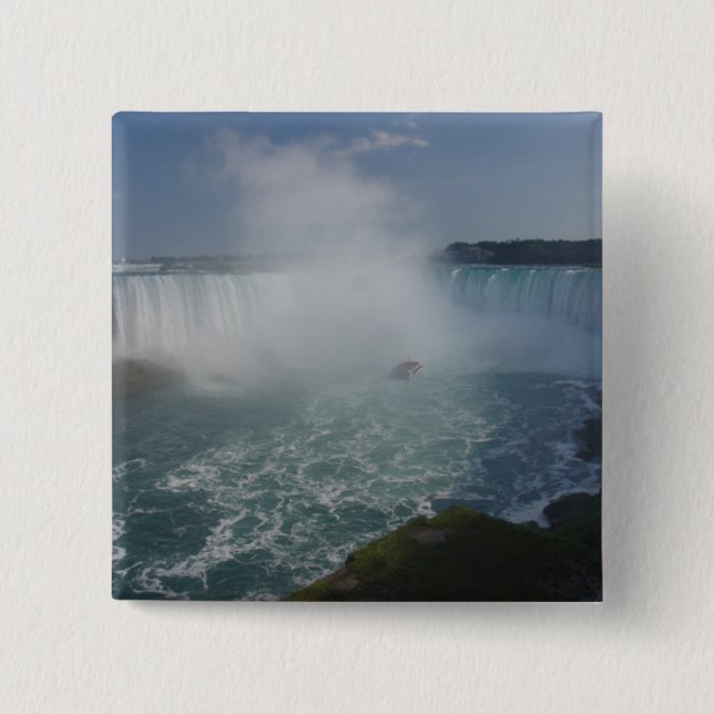 Horseshoe Falls in Niagara Falls Button (Vorderseite)