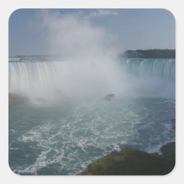 Horseshoe Falls in Niagara Falls Quadratischer Aufkleber