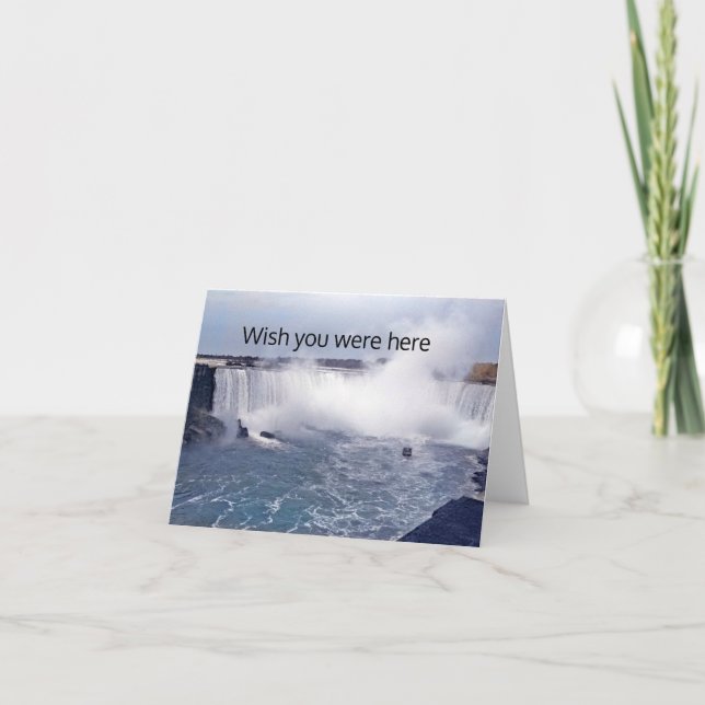 Horseshoe Falls Karte (Vorderseite)