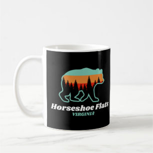 Horseshoe Flats Virginia VA Bär Retro Vintage Kaffeetasse
