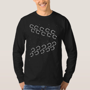 Horseshoe Footprint Reittierfutter T-Shirt