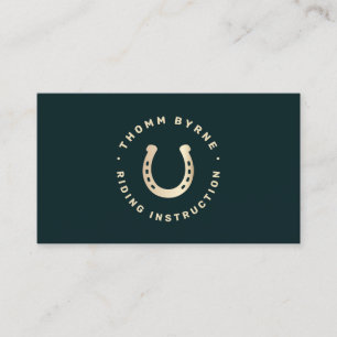 Horseshoe Horse Business Card Visitenkarte