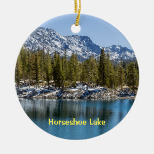 Horseshoe Lake, Mammoth Lakes, CA Keramikornament