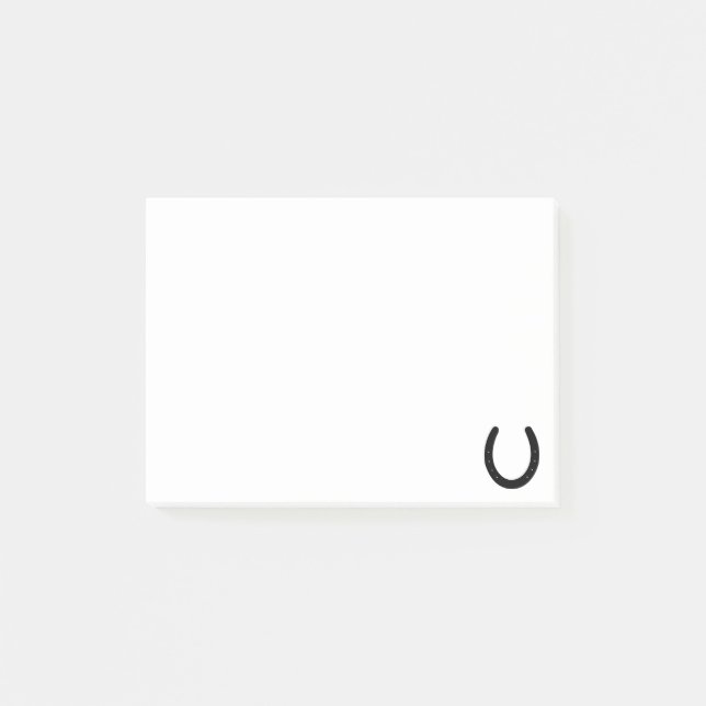 Horseshoe Post-it Klebezettel (Vorderseite)