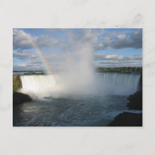 Horseshoe und Regenbogen von der kanadischen Seite Postkarte