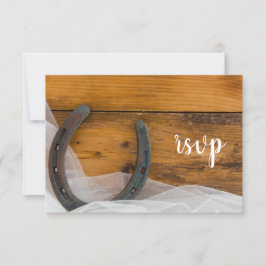 Horseshoe und Veil Western Barn Wedding RSVP