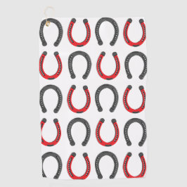 Horseshoe Viel Glück Horseshoe Golfhandtuch