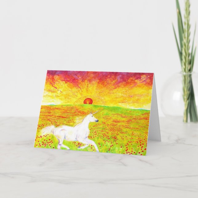 horsesunset karte (Vorderseite)