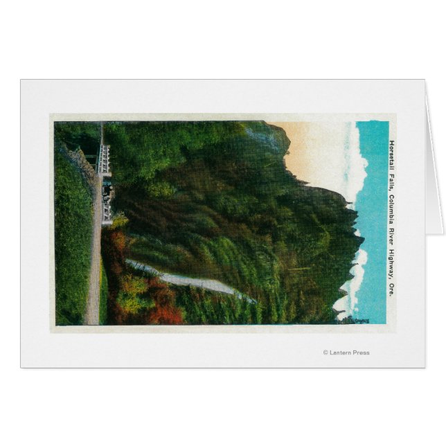 Horsetail Falls in Columbia River Gorge (Vorderseite (Horizontal))