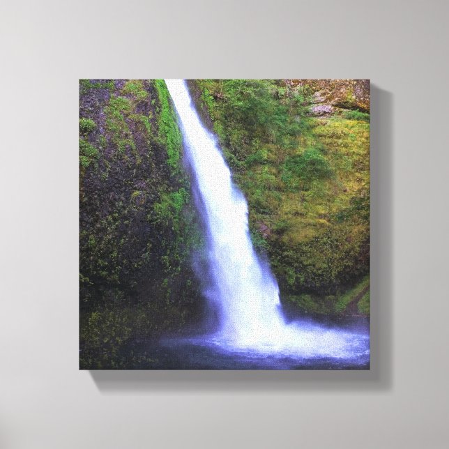 Horsetail Falls, Oregon Leinwanddruck (Vorderseite)