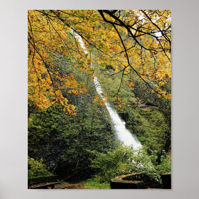 Horsetail Falls, Oregon Poster (Vorne)
