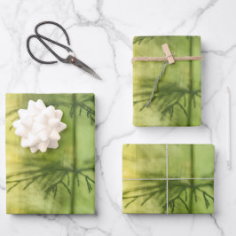 Horsetail Nature Foto Geschenkpapier Set