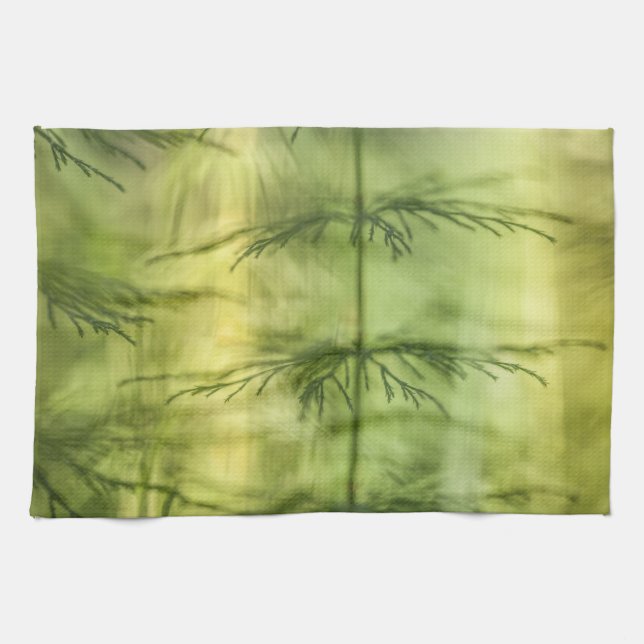 Horsetail Nature Foto Geschirrtuch (Horizontal)