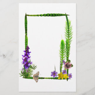 Horsetails, Wildblumen-Rosskastanie Briefpapier