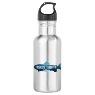 Horsetooth Reservoir Colorado Fisch Edelstahlflasche