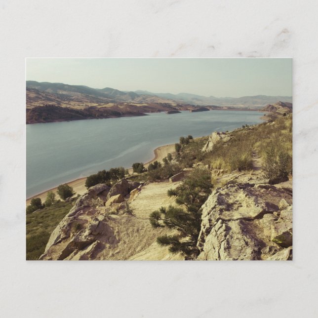 Horsetooth Reservoir Colorado Postkarte (Vorderseite)