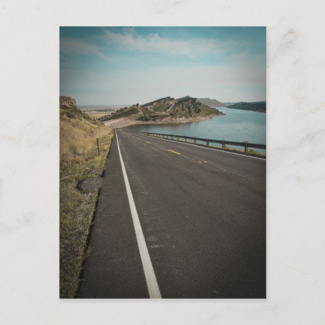 Horsetooth Reservoir Colorado Postkarte (Vorderseite)