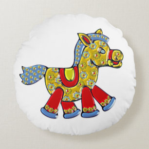 Horsey BABY DECOR Rundes Kissen