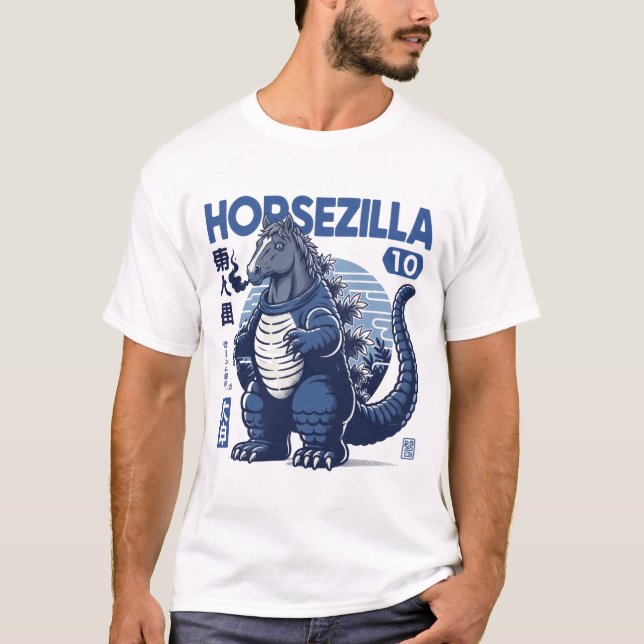 Horsezilla Shirt | Giant Monster Horse Art | Epic  (Vorderseite)