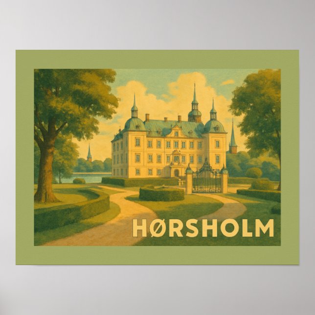 Hørsholm Dänemark Kirche Poster (Vorne)