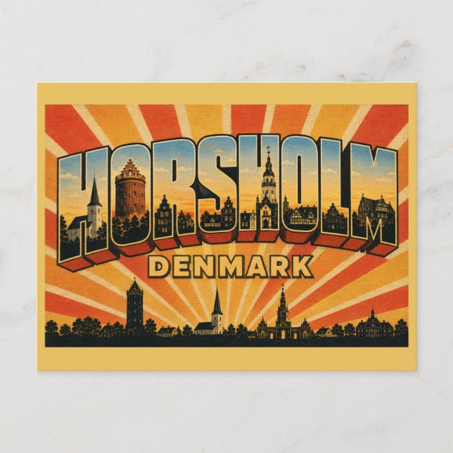 Hørsholm Dänemark Kirche Postkarte (Vorderseite)