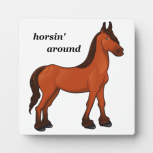 HORSIN' RUND FOTOPLATTE