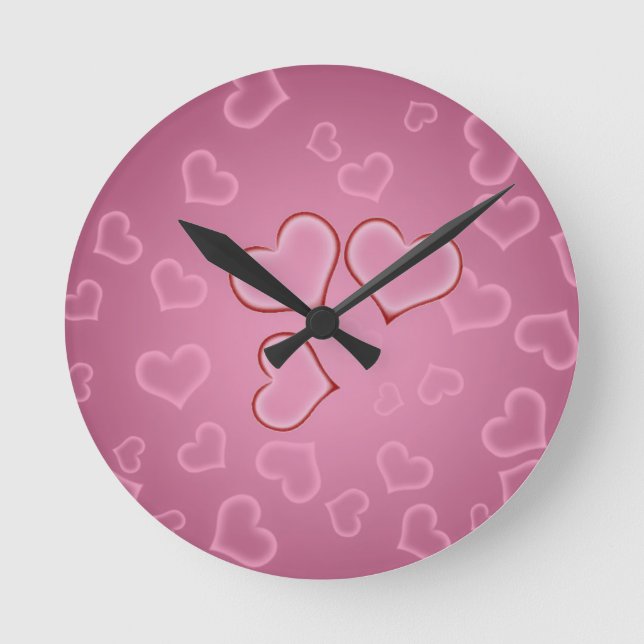 Hörsperre Runde Wanduhr (Vorderseite)