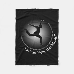 Hörst du die Musik? Fleecedecke