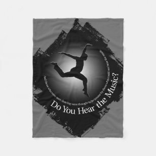 Hörst du die Musik? Fleecedecke