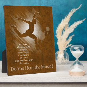 Hörst du die Musik? Fotoplatte