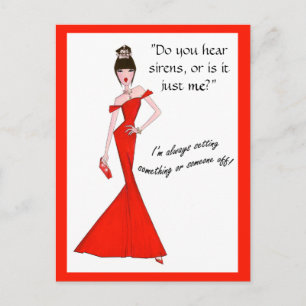 Hörst du Sirenen, oder nur ich? Postkarten