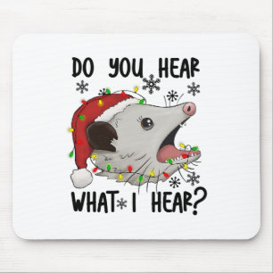 Hörst du, was ich höre Weihnachten Xmas Mousepad