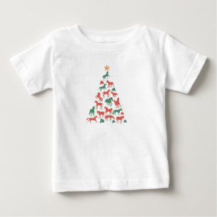 Horst Lover Tierweihnachtsfest, Weihnachtsbauernho Baby T-shirt