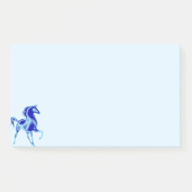 Horst Post it Notes - blau Post-it Klebezettel (Vorderseite)