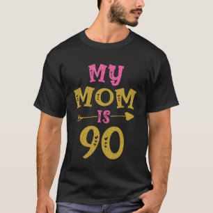 Hört 90. Geburtstag für Mama von Son Daughter T-Shirt