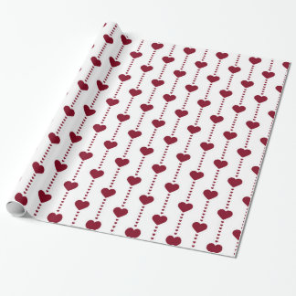 Hört auf einem String niedliches Geschenk der Lieb Geschenkpapier