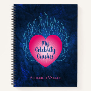 Hört auf Feuer Celebrity Crushs Notizbuch