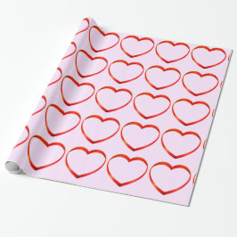 Hört auf rosa Wrapping Paper Geschenkpapier