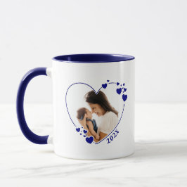 Hört Foto Frame Tasse Navy Blue