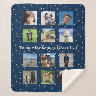 Hört Foto Montage Geschenk Schuppen Großeltern Sherpadecke