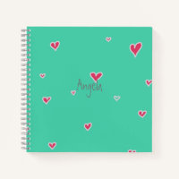 Hört Grünes Notebook individuell anpassbar