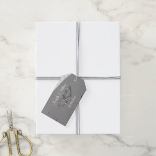 Hört im Sand Strand Hochzeit Gefallen Geschenk Tag Geschenkanhänger