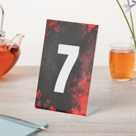 Hört im Sandstrand Hochzeitstisch am Strand Sockelschild