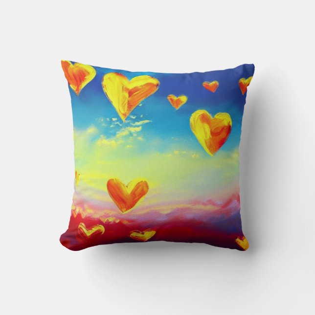 Hört im Wolkenpilz Kissen (Vorderseite)