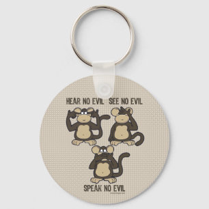 Hört keine bösen Affen - Neu Schlüsselanhänger