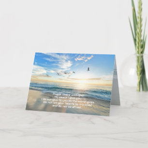 Hört nicht bedrängt Peace Scripture Card Karte