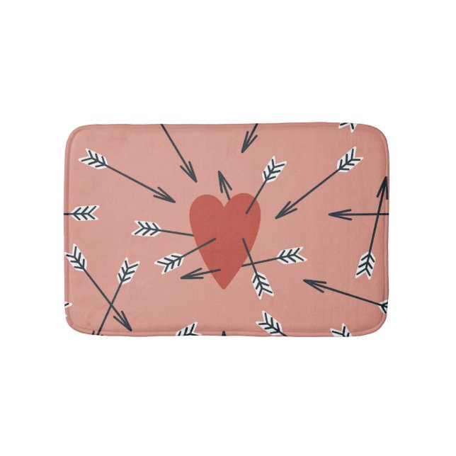 Hört Pfeile handgefertigt. Badematte (Vorderseite)