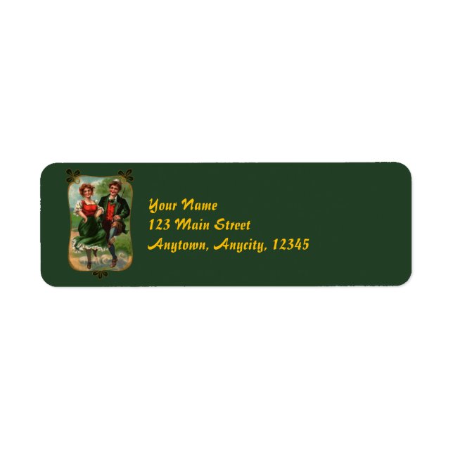 Hört voll von Joy Irish Dancing Address Labels (Vorne)